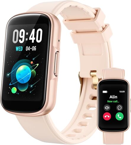 جهاز تعقب اللياقة البدنية Parsonver مع مكالمات بلوتوث، مراقب معدل ضربات القلب 24/7، متتبع النوم، جهاز تتبع النشاط، 110+ أوضاع رياضية، عداد الخطوات، ساعة ذكية مقاومة للماء عالية الدقة 1.57 بوصة للنساء والرجال، أسود in Kuwait