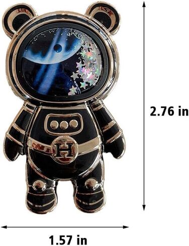 Cute Phone Stand Holder,Cell Phone Astronaut Hidden Kickstand for Desk,Astronaut Phone Holder,Adjustable Tablet Phone Ring Stand with 3D Moving Star Sequins,Gift for Women Girl Cell Phone Stands in Saudi Arabia