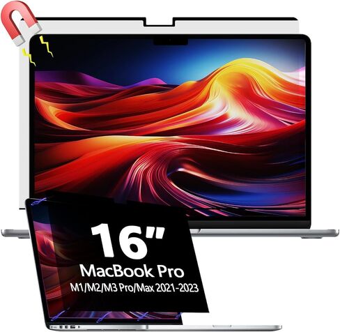 Privacy Screen for 13 Inch MacBook Pro (2016-2022) Anti-Blue Light and Anti-Glare Protector Ultra Slim Laptop Screen Filter (A1708/A1706 /A1989/A2159/A2251/A2338 M1/A2388 M2) in Saudi Arabia