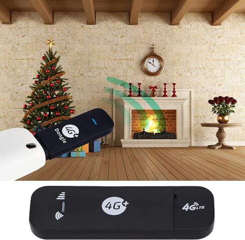 مودم USB 4G، جهاز توجيه نقطة اتصال بسرعة 150 ميجا بت في الثانية، أجهزة مودم شبكة الكمبيوتر المحمولة، دعم Windows 2000 / XP/Vista / / / OS X/Android (أسود) in Saudi Arabia