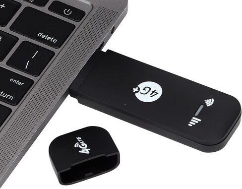 مودم USB 4G، جهاز توجيه نقطة اتصال بسرعة 150 ميجا بت في الثانية، أجهزة مودم شبكة الكمبيوتر المحمولة، دعم Windows 2000 / XP/Vista / / / OS X/Android (أسود) in Saudi Arabia