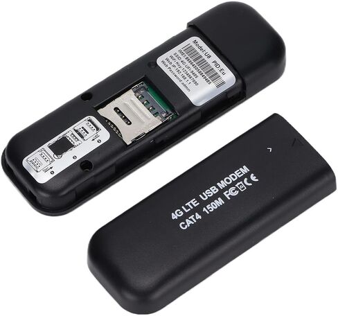 مودم USB 4G، جهاز توجيه نقطة اتصال بسرعة 150 ميجا بت في الثانية، أجهزة مودم شبكة الكمبيوتر المحمولة، دعم Windows 2000 / XP/Vista / / / OS X/Android (أسود) in Saudi Arabia