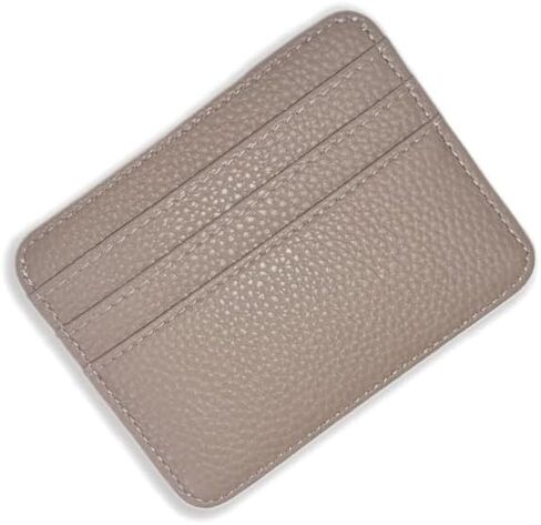 Credit Card Holder Slim Wallet - RFID blocking card holder, men's and women's credit card holder (Oatmeal) in Saudi Arabia