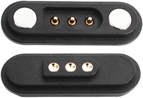 1Pair 2P/3P/4P/5P/6P/7P/8P/9P/10P/12Pin Magnetic Pogo Pin Connector,DC Power Male+Female Socket Charge Spring Loaded Magnet Pogo Pin Connector Single and Double Row DC Power Charging Connector (3Pin) in Saudi Arabia