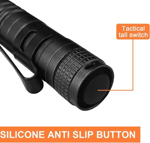 8 Pcs Mini LED Flashlight Small Pocket Flashlights with Clip Pen Lights Flashlights Bulk for Inspection, Work, Emergency,and Camping Outdoor, 3.5 inch in Saudi Arabia