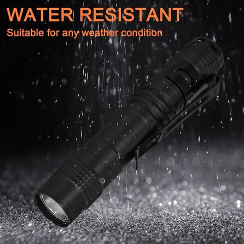 8 Pcs Mini LED Flashlight Small Pocket Flashlights with Clip Pen Lights Flashlights Bulk for Inspection, Work, Emergency,and Camping Outdoor, 3.5 inch in Saudi Arabia