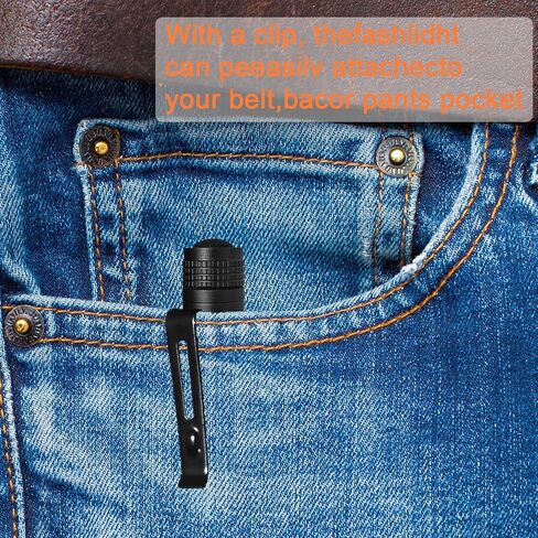 8 Pcs Mini LED Flashlight Small Pocket Flashlights with Clip Pen Lights Flashlights Bulk for Inspection, Work, Emergency,and Camping Outdoor, 3.5 inch in Saudi Arabia