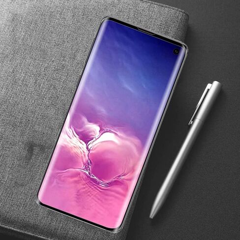 واقي شاشة Galaxy S10، 3 قطع واقي شاشة من الزجاج المقوى S10، حزمة واحدة من واقي عدسة الكاميرا، زجاج ثلاثي الأبعاد 9H واقي شاشة من الزجاج المقوى لهاتف Samsung Galaxy S10 【عبوة 3+1】 in Kuwait