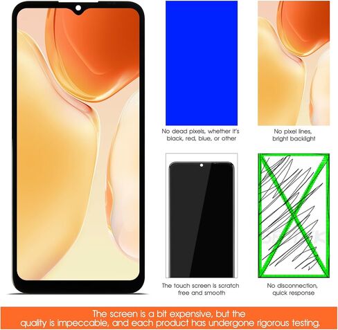 for Nokia C300 Screen Replacement for Nokia C300 LCD Display Touch Screen N155DL TA-1515 LCD Digitizer Assembly Repair Part in Saudi Arabia