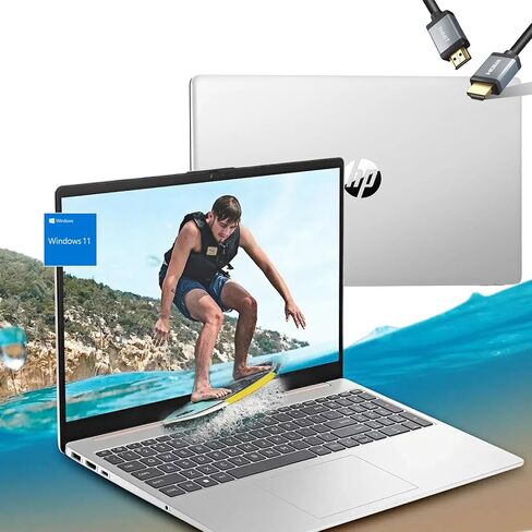 HP 17inch Screen Laptop - Windows 11 - Intel Core 5 120U Beat i7-1260P - FHD IPS Display - 32GB RAM - 1TB PCIe SSD - Computadoras Laptop en oferta - WiFi 6E - HDMI Cable - College Student Business in Saudi Arabia