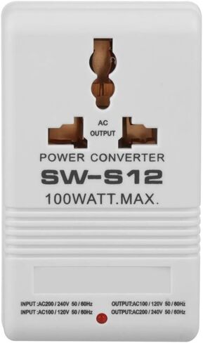 Travel Power Converter Adapter 100W 10V/120V to 220V/240V Step-Up&Down Voltage Converter Transformer (CN Standard Plug) in Saudi Arabia