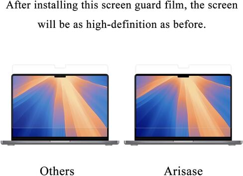 3-Pack HD Clear Screen Protector for 2024 MacBook Pro 14" with M4/M4 Pro/M4 Max Chip, Anti-Fingerprint & Scratch-Resistant Accessory 5H Hardness Protector for MacBook Pro 14.2 Inch (Clear) in Saudi Arabia