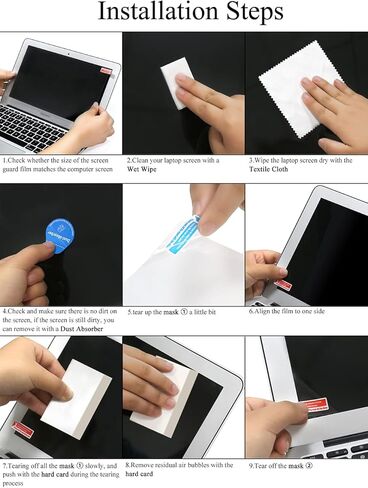 3-Pack HD Clear Screen Protector for 2024 MacBook Pro 14" with M4/M4 Pro/M4 Max Chip, Anti-Fingerprint & Scratch-Resistant Accessory 5H Hardness Protector for MacBook Pro 14.2 Inch (Clear) in Saudi Arabia