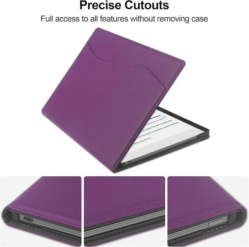 KuRoKo Stand Case for Remarkable Paper Pro Color Tablet Case 11.8" 2024 Released Folios Cover with Card Pocket and Auto Sleep/Wake & Pen Holder Compatible with Remarkable Paper Pro (Black) in Kuwait