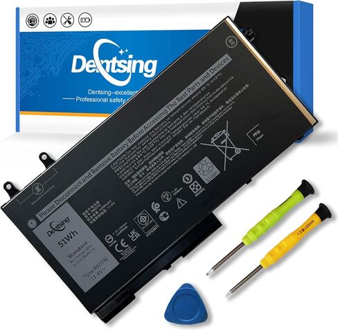 بطارية كمبيوتر محمول Dentsing 51Wh R8D7N متوافقة مع Dell Precision 3540 M3550 Latitude 5400 5410 5500 5510 Inspiron 7590/7591/7791 2 في 1 سلسلة أجهزة الكمبيوتر المحمول 0R8D7N 1V1XF 4GVMP H82T6 0C5GV2 0W8GMW W8GMW in Saudi Arabia