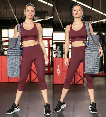 Ewedoos Yoga Bag Large Yoga Mat Bag Gym Duffle Bag Sports Tote Bag and Carriers Fits All Your Stuff for Yoga Travel Gym in Saudi Arabia