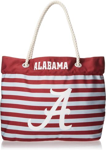 FOCO NCAA College Team Logo Nautical Stripe Tote Beach Bag in Kuwait