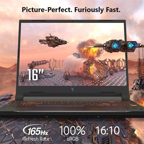 كمبيوتر محمول للألعاب acer Nitro 16، شاشة 16.0 بوصة WQXGA 165 هرتز، AMD Ryzen 7-8845HS، NVIDIA GeForce RTX 4060، ذاكرة وصول عشوائي DDR5 سعة 64 جيجابايت، 4 تيرابايت PCIe SSD، بلوتوث، Wi-Fi 6، Windows 11 Pro، لوحة مفاتيح بإضاءة خلفية in Saudi Arabia