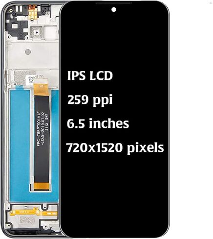 A-MIND for LG K51 K500 LMK500MM LM-K500UM K500QM 6.5inch Screen Replacement with Frame Touch Screen Digitizer LCD Display Full Assembly Repair Kits,with Free Tools in Saudi Arabia