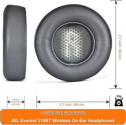 وسائد الأذن Everest 310BT - وسائد غطاء الأذن البديلة من Defean المتوافقة مع سماعات الرأس JBL Everest 310BT اللاسلكية فوق الأذن in Kuwait