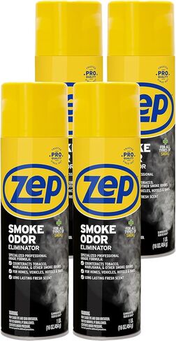 Zep Smoke Odor Eliminator Aerosol - 16 Ounce - ZUSOE16 - Eliminate Cannabis (Marijuana) and Tobacco Odors in Kuwait