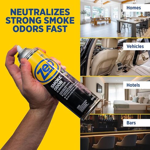 Zep Smoke Odor Eliminator Aerosol - 16 Ounce - ZUSOE16 - Eliminate Cannabis (Marijuana) and Tobacco Odors in Kuwait