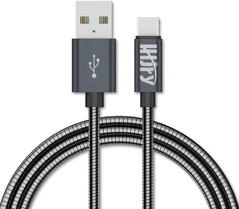 USB Type C Cable, Metal Braided Fast Charging Cord 2-Pack 3ft USB A to USB C Cable for Phone 15/16 Pro Max, Samsung Galaxy S24 S23 S10e and More in Saudi Arabia