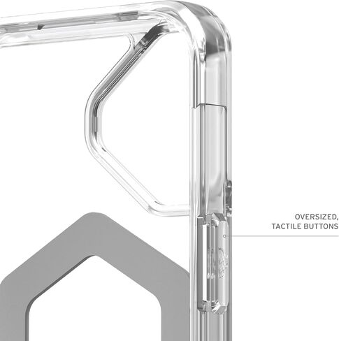 URBAN ARMOR GEAR UAG مصمم لهاتف iPhone 16 Case 6.1" Plyo - متوافق مع MagSafe Charging متين ومضاد للأصفرار وغطاء واقٍ من الدرجة العسكرية وشفاف ومقاوم للصدمات، ثلجي/فضي in Kuwait