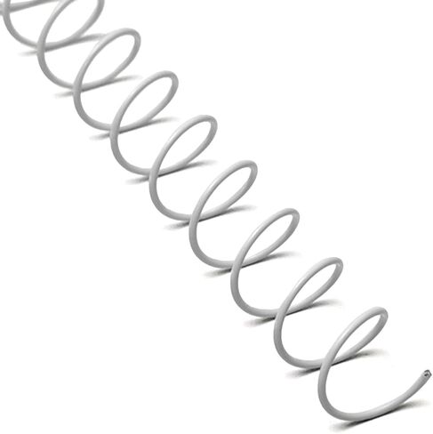 Rayson 7.9mm Spiral Wire Coil for Binding, 4:1 Pitch, 48-Loops, 5/16" Coils Metal Comb Binding 40 Sheet Capacity, Black Color & Pack of 100 in Saudi Arabia