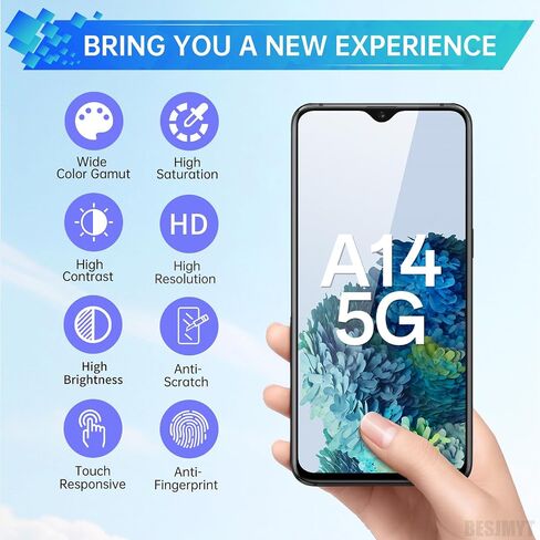 شاشة بديلة لهاتف Samsung Galaxy A14 5G شاشة LCD تعمل باللمس محول رقمي كامل مع إطار وزر جانبي ومكبر صوت ومحرك اهتزاز ومجموعة أدوات إصلاح الزجاج SM-A146U in Saudi Arabia