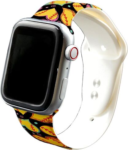 SEized Compatible with Apple Watch Band 40MM,Wristband White Sport Strap Soft silicone for Women Men,for iWatch Series 9 8 7 6 SE 5 4 3 2 1 Ultra in Saudi Arabia