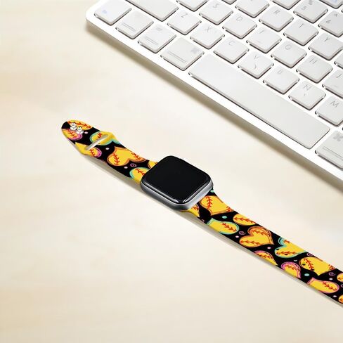 SEized Compatible with Apple Watch Band 40MM,Wristband White Sport Strap Soft silicone for Women Men,for iWatch Series 9 8 7 6 SE 5 4 3 2 1 Ultra in Saudi Arabia