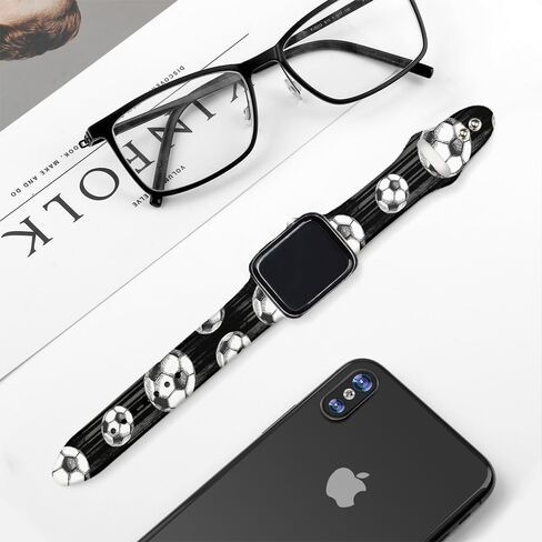 SEized Compatible with Apple Watch Band 40MM,Wristband White Sport Strap Soft silicone for Women Men,for iWatch Series 9 8 7 6 SE 5 4 3 2 1 Ultra in Saudi Arabia