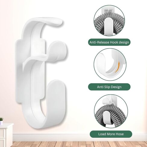 CPAP Hose Hanger with Anti Unhook Feature- White CPAP Hook for Secure Attachment - Premium CPAP Hanger for Organized and Convenient Storage - Durable CPAP Hose Holder in Saudi Arabia