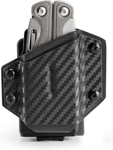 TACTICAL GEEK TX1 Multi-Tool Sheath, EDC Multi Tool Sheath Holder Holster, Adjustable Sheath with Back Clip for Belt, Multi-Tool not Included (Orange) in Saudi Arabia