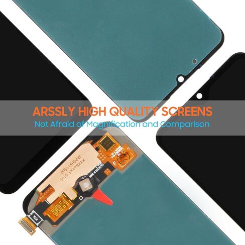 استبدال شاشة OLED لـ oppo Reno3/F15/A91/F17/K7/Find X2 Lite، شاشة LCD تعمل باللمس محول رقمي كامل مع مجموعات إصلاح (أسود، 6.36 بوصة) in Saudi Arabia
