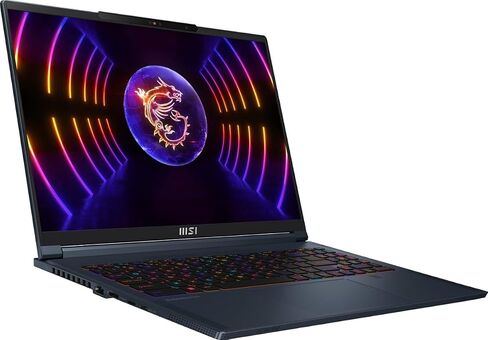 كمبيوتر محمول MSI Stealth 16 Studio للألعاب والترفيه (Intel i7-13620H 10-Core، 32GB DDR5 5200MHz RAM، 1TB PCIe SSD، GeForce RTX 4070، 16.0 بوصة Win 11 Pro) مع MS 365 Personal، Dockztorm Hub in Saudi Arabia