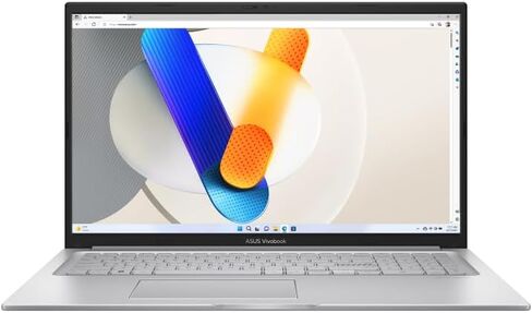 ASUS Vivobook 17 Personal Laptop, 2024, 17.3" 1920 x 1080 IPS, Intel-10 Core 7 150U, Intel Iris Xe Graphics, 40GB DDR4, 2TB SSD, Win11 Pro, Backlit KB, Wi-Fi 6, BT 5.2, 720p HD Camera, Cool Silver in Saudi Arabia