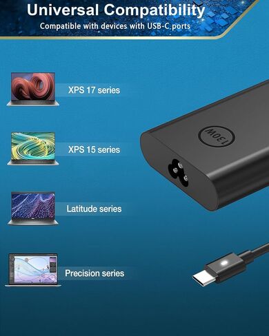 65W 45W AC Adapter Charger for Dell Laptop Charger, Dell inspiron 11 13 14 15 17 3000 5000 7000 Series laptops Round Connects Chargers（7.4mm and 4.5mm） in Kuwait