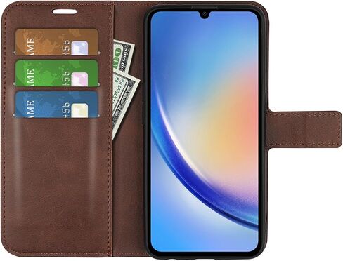 Flip Case for Samsung A35 Wallet PU Leather Magnetic Protective Cellphone Case for Samsung Galaxy A35 A356E Folio Book Cover with Stand (Blue) in Kuwait