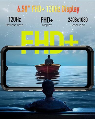 Ulefone Armor 22 هاتف Android 14 هاتف متين غير مقفول 16G+128GB هاتف ذكي متين مفتوح 6600mAh 6.58 بوصة FHD+ 120 هرتز 64MP+64MP كاميرا رؤية ليلية مزدوجة SIM IP68 هاتف ذكي NFC IR Blaster in Kuwait