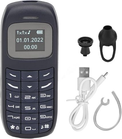 Zopsc Mobile Phone for Elderly, Big Cell Phone Unlocked Senior Mobile Phone, Bluetooth Multi Language Ultra Small Pocket Dual SIM Phone, BM70. (Blue) in Saudi Arabia