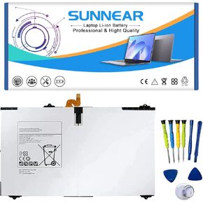 EB-BT810ABE Battery Replacement for Samsung Galaxy Tab S2 9.7" SM-T810 SM-T815 SM-T817 SM-T815 Series Tablet EB-BT810ABA GH43-04431A 3.85V 22.60WH with Tools