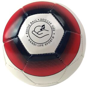 | Rattle Ball | Lightweight Audible Ball with 3 Large Sound Devices | Soccer Size 5 | Therapy & Recreation | Adaptive Sports