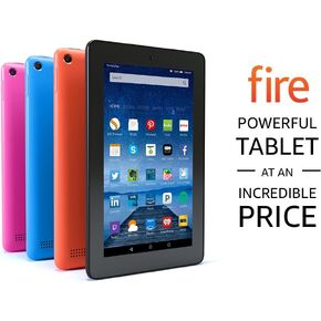 Fire Tablet with Alexa, 7" Display, 8 GB, Black - with Special Offers (Previous Generation - 5th)