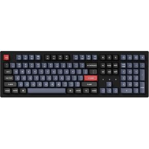 Keychron K10 Pro QMK/VIA Custom Wireless Mechanical Keyboard, Hot-Swappable Full Size 108 Keys Programmable RGB LED Backlit Banana Switch, Bluetooth/USB-C Wired Gaming Keyboard for Mac Windows Linux
