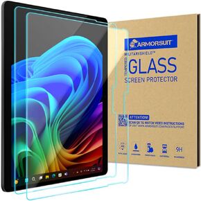 ArmorSuit 2 Pack for Microsoft Surface Pro 11 / Pro 10 / Pro 9 / Pro 8 / Pro X (13 Inch) Screen Protector Tempered Glass 9H+ Case Friendly Surface Pen Compatible