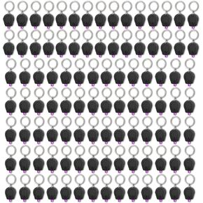 100 Pack Mini UV LED Keychain Flashlight, 395nm UV Light Keychain Flashlight, UV Keychain Flashlight, UV Keychain Light Black Light for Detections