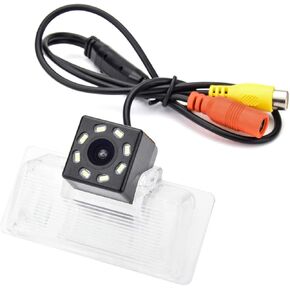 12 LED Car Rear View Camera for Nissan Altima/Latio/Tiida Sedan/Maxima/Teana &Vehicle Camera Waterproof and Shockproof Reversing Backup Camera (12 LED)