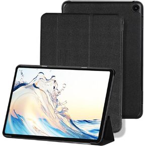 حافظة كمبيوتر لوحي جديدة Kindle Fire HD 8 & 8 Plus (إصدار الجيل الثاني عشر/العاشر 2022/2020) مقاس 8 بوصات، غطاء حامل ثلاثي الطي مقاوم للصدمات مع خاصية الاستيقاظ/النوم التلقائي، غير مناسب لهاتف سامسونج (أسود)